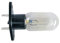 DL-pro Lampe 25W für Mikrowelle Bauknecht Whirlpool FT338/BL 481913428051 De Longhi 5119103700 Smeg MD107WH mit Befestigungssockel 2x6,3mmAMP