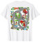 Spielmatte Straßenkarte Spiel Stadt Straßen Massage Rennstrecke T-Shirt