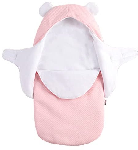 Neugeborenes Baby Swaddle Pucksack Wrap Wickeldecke Baumwolle Pucktuch Winddicht Klettverschluss Winter Warmer Schlafsack Niedlichen Cartoon Mit Kapuze Kleinkinder Empfang Decke