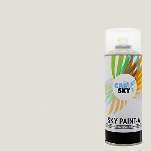 CARSKY Lackspray kompatibel mit Volkswagen CANDYWEISS LB9A und Hochglanzlack -> 2 Spraydosen 400ml