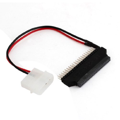 Ruilogod 2.5 a 3.5 IDE HDD 40P Male 44P Adaptador femenino Convertidor de reemplazo