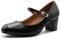 Womens Wide E Fit Extra Wide EE Fit Mary Jane Mid Block Heel Court Shoes Orthopaedic Swollen Feet Comfort Support Hammer Toes Ingrown Toenails Bunions and Blisters Prevention Metatarsalgia Lightweight