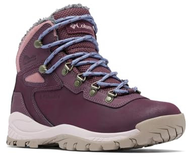 Columbia Newton Ridge WP Omni-Heat 2, Stivali da neve impermeabili Donna, Moonvista/Vapor , 38.5 EU