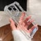 OWM Clear iPhone 15 Pro Case Phone Cover Transparent Silicone Gel Shockproof Protective Case for iPhone 15 Pro With [Built-in Lens Screen Protector]