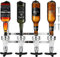 FWEEK Distributeur doseur de Bar, Porte-Bouteilles de 30 ML, doseur Bouteille, Distributeur de Bar Butler - Support Mural pour 4 Bouteilles de Bar Butler Bar et doseur pour Bar à la Maison
