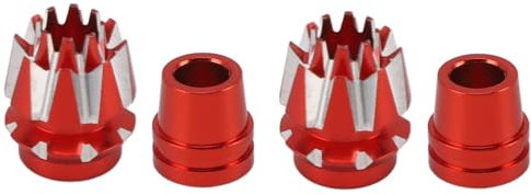 PerGar Drohnen-Controller-Joystick, Rutschfeste, Leichte und Langlebige Aluminiumlegierung, Ergonomisch Gestaltet für Genauigkeit und Empfindlichkeit, Einfach zu Installierende (Rot)