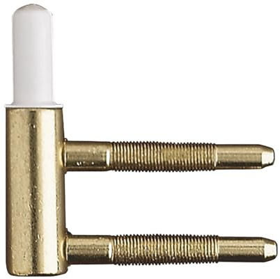 OTLAV Einbohrband Typ 101, Rahmenteil, Band ø 15 mm, Stahl vermessingt