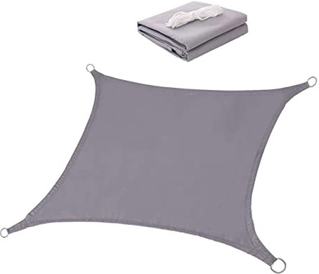 KITANDOVE 2x3m Viereckiges Sonnensegel Outdoor Sonnenschutz Polyester Baldachin D-Ringe Für Garten Pool