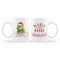 Weihnachtsmuffel - Personalisierte Tasse mit eigenem Namen & Spruch - Lustiges Geschenk für Weihnachtsmuffel und Anti-Weihnachtsfans
