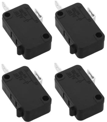 VICASKY 4pcs Microwave Oven Switch Part for Microwave Rice Cooker Oven Door Switch Replacement