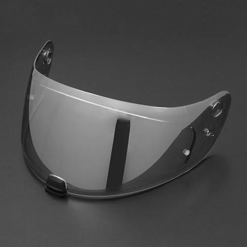 Yofab Visiera Casco Moto per HJC C70 FG-17 IS-17 FG-ST, Visiera del Motociclo della Lente, Sostituzione della Visiera della Lente del Casco del Parabrezza del Motociclo,C Aurora Silver