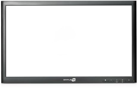 SIMPLETEK - Monitor LED Full HD de 23 | DisplayPort DVI VGA | Hub USB 2x | SIN BASE - Soporte VESA | Cables incluidos (Reacondicionado)