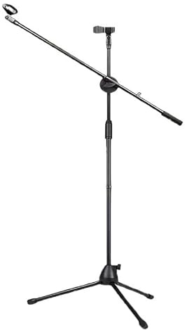 Compatible For Rode VideoMic, Movo VXR10, Saramonic, Boya BY-M1 Tripod Boom Microphone Stand With Adjustable Arms, Collapsible(Standard version)