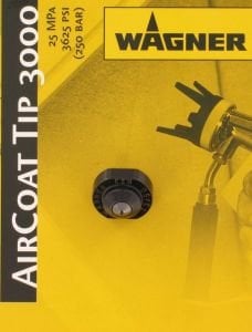 Wagner AirCoat Tip 3000 - Boquilla de pulverización (13/20)