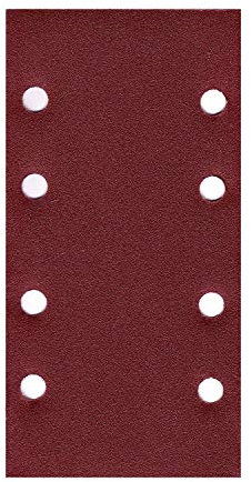 50x Schleifpapier 93 x 184 mm 8 Loch Körnung 40-180 Schleifblatt Schwingschleifer (50x Körnung 80)