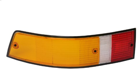 URO Parts 91163194900 Tail Light Lens, LH Amber/Red w/Black Trim, Euro Version