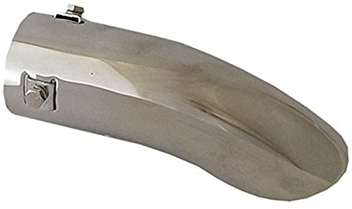 Simply ETC63 Curved Stainless Steel Exhaust Trim, 63 mm, Easy to Install, Provide in Shrink-wrap Packaging