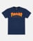 THRASHER Flame T-Shirt für Herren S Marineblau