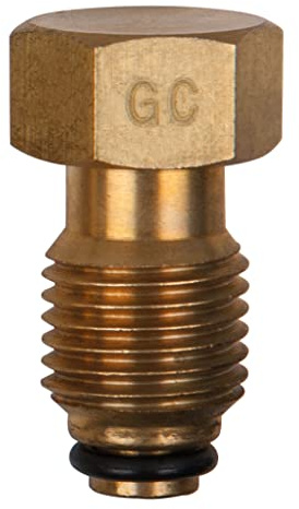 KS Tools 150.2344 Verschluss-Adapterstück M14x1,5 Außengewinde und 16 mm Sechskant mit Dichtring
