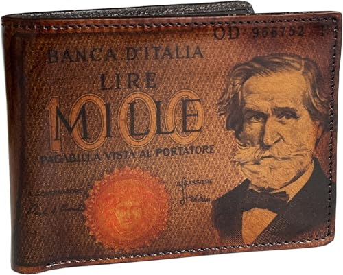 Artiglieria Fiorentina Geldbörse Herren Echtes Leder Design Art. Verdi - Made in Italy
