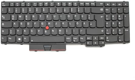 IPC-Computer Lenovo 01HW212 Original Tastatur DE (deutsch) schwarz | mit Backlight und Mouse-Stick für ThinkPad P51 (20HH/20HJ), ThinkPad P51 (20MM)