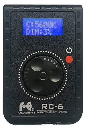 Falcon Eyes RC-6 2.4G Wireless Remote Controler for Falconyes Roll-Flex RX-18TD Led Video Light (18TD Remote Control)