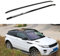 LAFENG Schwarzer Aluminium-Dachträger für Land Rover Range Rover Evoque, 2010-2019, 2 Stück, Gepäckträger, kompatibel mit Autos, Halterungen auf Schienen