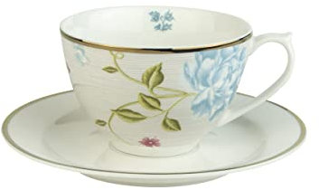 Laura Ashley Tasse und Untertasse Cobblestone Pinstripe 26 cl.