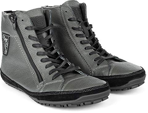 Magical Shoes Scarpe a piedi nudi foderate per uomo e donna, stivali stringati, stivali invernali, stivaletti minimalisti, stivali a piedi nudi, scarpe in pelle, scarpe invernali, minimal, Alaskan