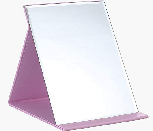 Zcooooool Großer tragbarer Super-HD-Spiegel, Make-up-Spiegel, Multi-Ständer, Winkel, freihändig, Hand-/Tischplatte, faltbarer Spiegel, 25,4 x 17,8 cm