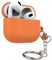 JUST4YOU CS_HD_AP3_OR] Slim Fit Hard Case Compatible with Apple AirPods 3 [Matte Finish] - Orange