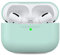 AHASTYLE Silikon Hülle für Airpods Pro Schutzhülle und Haut Case für AirPods Pro [Front-LED Sichtbar] [Kabelloses Laden] Kompatibel mit Airpods Pro 2019 (Ohne Karabiner, Minzgrün)