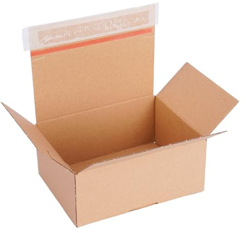 verpacking Automatik Karton 160 x 130 x 70 mm VP 10 Braun [Größe und Stückzahl wählbar] Versandkartons mit selbstklebendem Deckel 300 Stück