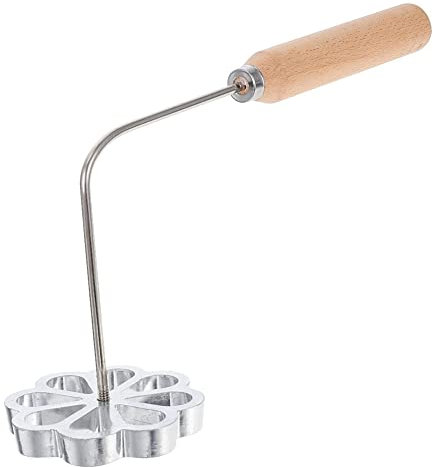 ANTIOCH Ensemble de Rosace Timbal Fer Bunuelera Coupeur de Pâtisserie Traditionnelle Mexicaine Bunuelo pour Ustensiles de Cuisine