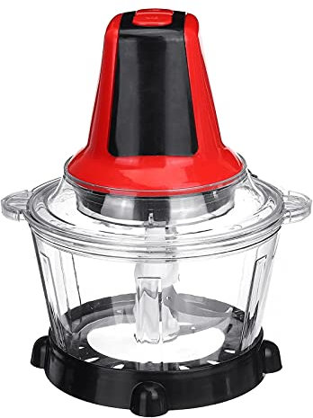 Hachoir électrique 3L 220V Mélangeur électrique Hachoir à viande Hachoir à viande Processeur ménager Machine Facile à ranger (Couleur : Rouge Taille : 3L) (Couleur : Rouge, Taille : 3L) (Rouge 3L