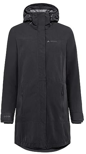 VAUDE Damen Women's Skomer Wool Parka Ii Jacke, Schwarz, 42 EU