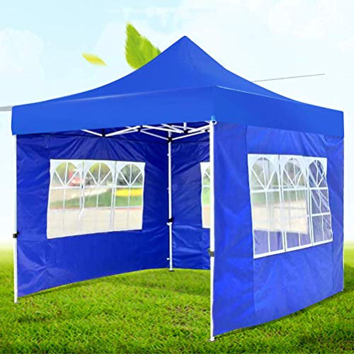 Gazebo pop-up impermeabile 2,5X2,5 m - Tenda per feste in giardino all'aperto - Gazebo pieghevole con 3 pareti laterali - Telaio in acciaio spesso 3,2 cm