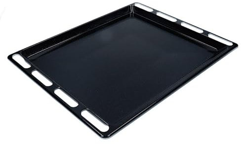 LUTH Premium Profi Parts Backblech Fettpfanne emailliert 446x366x24mm kompatibel mit Hotpoint C00137834 für Backofen Herd