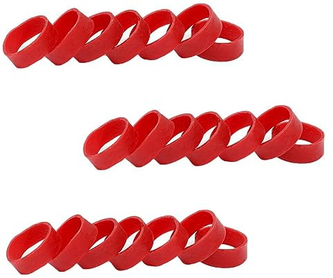 Toddmomy Skibremshalterung 170 Stück Rot Gummi für Outdoor Sport