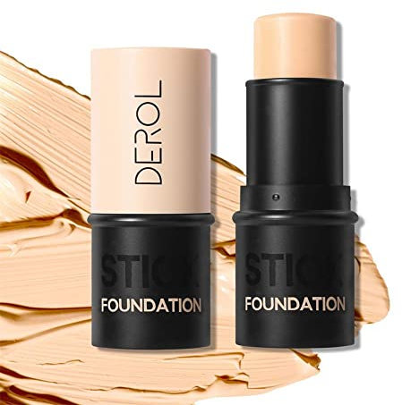 DEROL Concealer Foundation Stick Oil Natural bb Foundation Hydration Moisturizing Liquid Cre Long lasting V1C7 Isolation