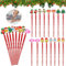 SOETDERT Lot de 16 crayons de Noël avec gommes - Pour l'école HB - Stylos de Noël pour enfants - Père Noël - Crayons pour arbre de Noël - Pour anniversaire