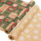 AhfuLife 2 Rollen Geschenkpapier Weihnachten Set, 43cm x 15m Weihnachtspapier Set, Nature Kraftpapier Weihnachtsgeschenkpapier für Xmas Weihnachten Papier Geschenke Geburtstag Verpackung