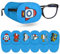 Hifot 6 pièces Cache Oeil Enfants,Réutilisable Cache Oeil Medical pour Amblyopie Strabisme Orthoptiste, Papillocache-œil Cache-œil Couvre Lunettes Eye Patches pour Fille Garçon