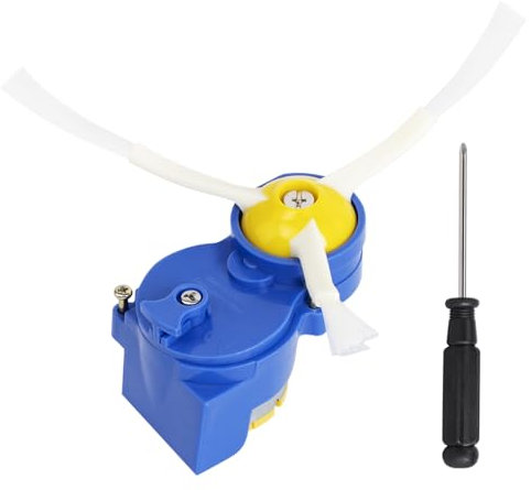 FFYan Motor de cepillo lateral actualizado para iRobot Roomba serie 500/600/700/800 870 880 760 770 780 500 600 700 595,Módulo que Incluye Motor y Cepillo Lateral con Tornillo