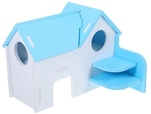 FRCOLOR Hamster Houses Double Layer Rat Hideout Villa Nest Habitat Decorative Accessory