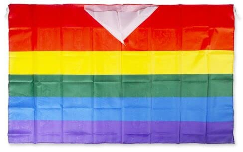 TRTO 5Pcs WEARABLE RAINBOW FLAG Fancy Dress Easy To Use and Wear