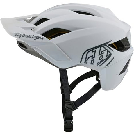 Troy Lee Designs Flowline MTB-Helm, Uni, Erwachsene, Weiß, XL/XXL