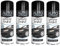 SDMAX All Purpose Black Matt Spray Paint, Matt Finish, Suitable for Wood, Metal, Plastic, and, Glass Surface, Easy and Quick Spraying, Interior and Exterior Usage, 250ML (4 Pcs)