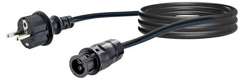 SCHWAIGER Wechselrichter-Anschlusskabel Batterie->Schuko 5m