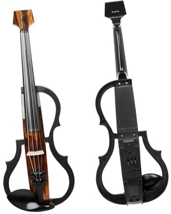Erwachsenen geige Anfänger 4/4 Elektroakustische Violine Silent Carbon Fiber(Violin Set)